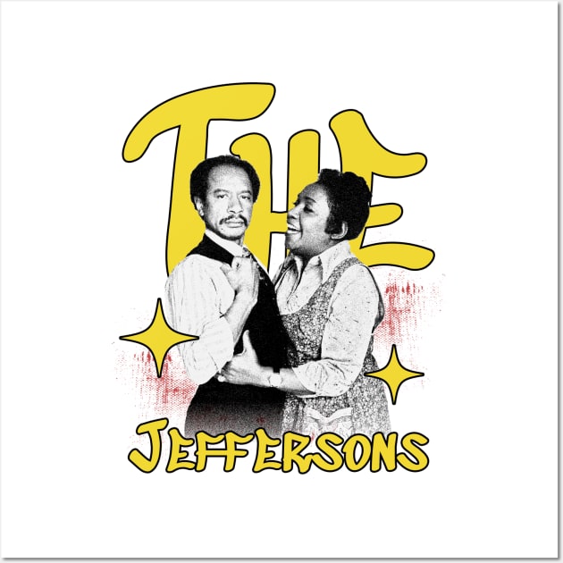 The Jeffersons 80s Tv Retro Wall Art by Mandegraph